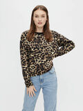 Pieces LEOPRINT SWEATSHIRT, Mole, highres - 17107245_Mole_793750_003.jpg