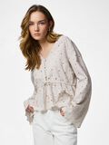 Product image thumbnail - PCARMORINE EMBRODERI BLOUSE, Silver Lining | 1