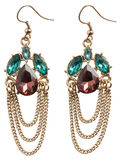Pieces LONG DETAILED EARRINGS, Gold Colour, highres - 17085156_GoldColour_590901_001.jpg