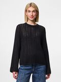 Pieces PCNUKA KNITTED PULLOVER, Black, highres - 17154616_Black_003.jpg
