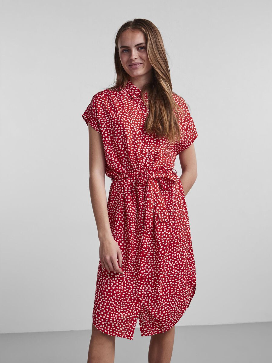 Carousel image - M&Ouml;NSTRAD SKJORTKL&Auml;NNING, Poppy Red | 1