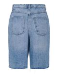 Pieces PCTASHA MW BAGGY JEANSSHORTS, Light Blue Denim, highres - 17157255_LightBlueDenim_002.jpg
