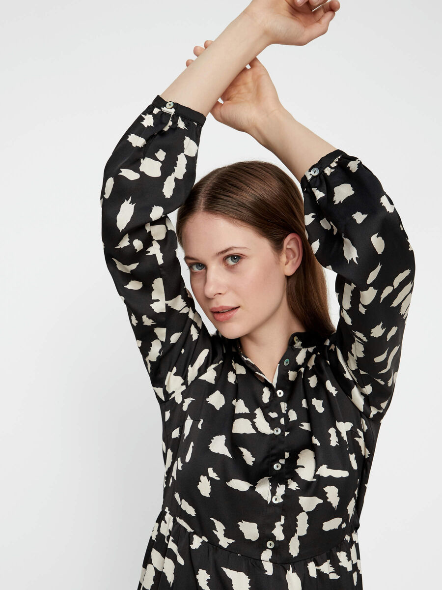 Carousel image - DIERENPRINT MIDI JURK, Black | 5