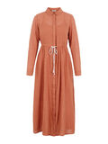 Pieces DRAWSTRING MAXI DRESS, Copper Brown, highres - 17102882_CopperBrown_001.jpg