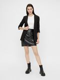 Pieces FAUX LEATHER SKIRT, Black, highres - 17116950_Black_005.jpg