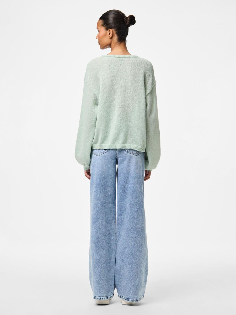 Pieces SWETER Z DZIANINY, Cameo Green, highres - 17157588_CameoGreen_004.jpg