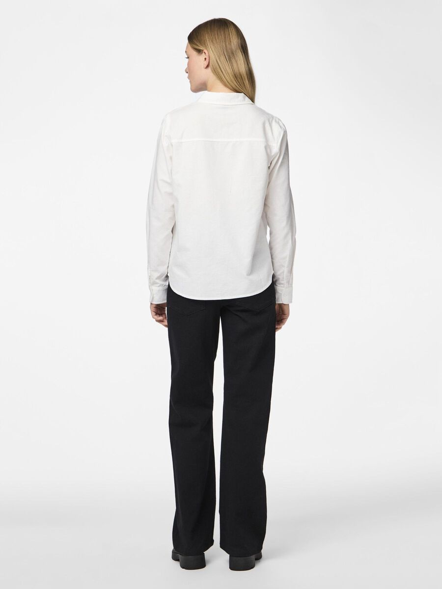 Pieces KLASSIEK LONGSLEEVE OVERHEMD, Bright White, highres - 17087952_BrightWhite_004.jpg