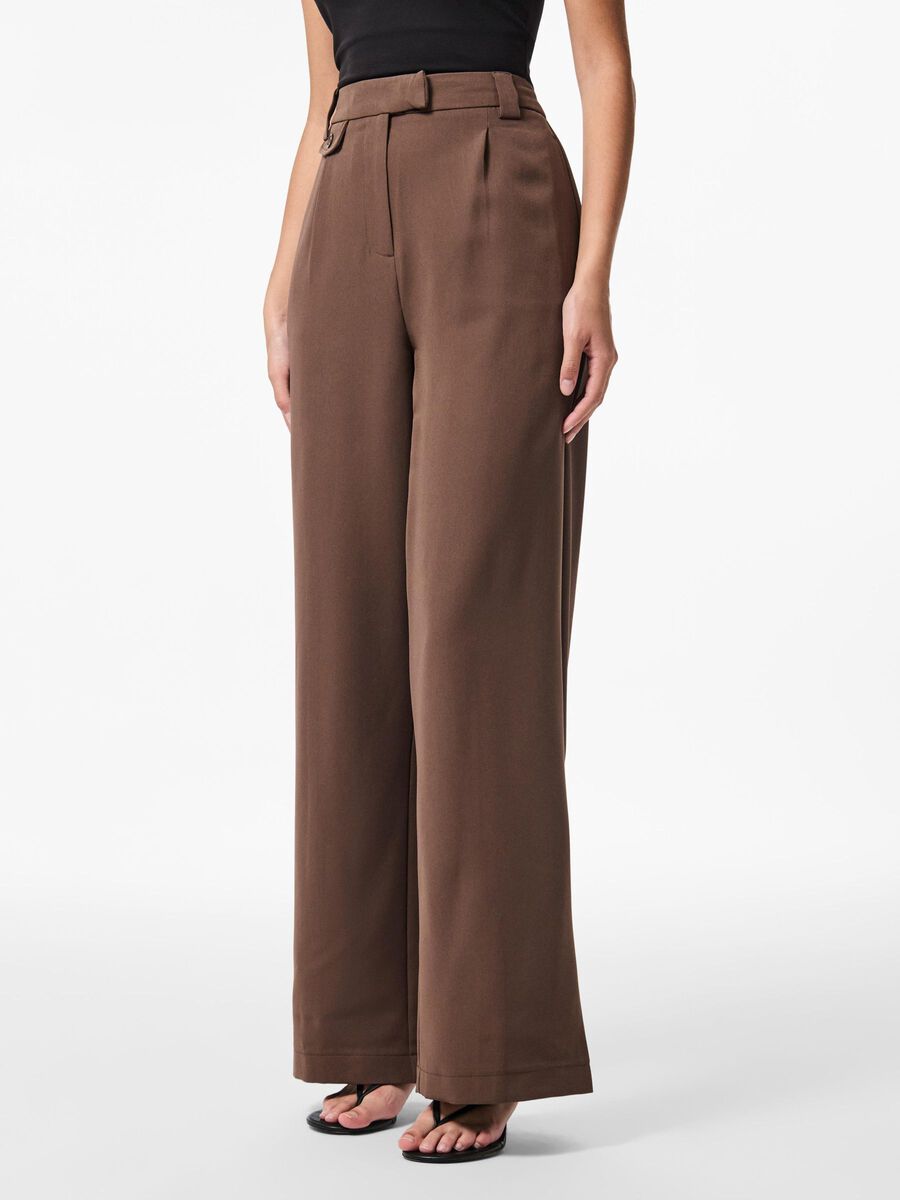 Pieces PCNIMORA SUIT TROUSERS, Chocolate Martini, highres - 17151770_ChocolateMartini_003.jpg