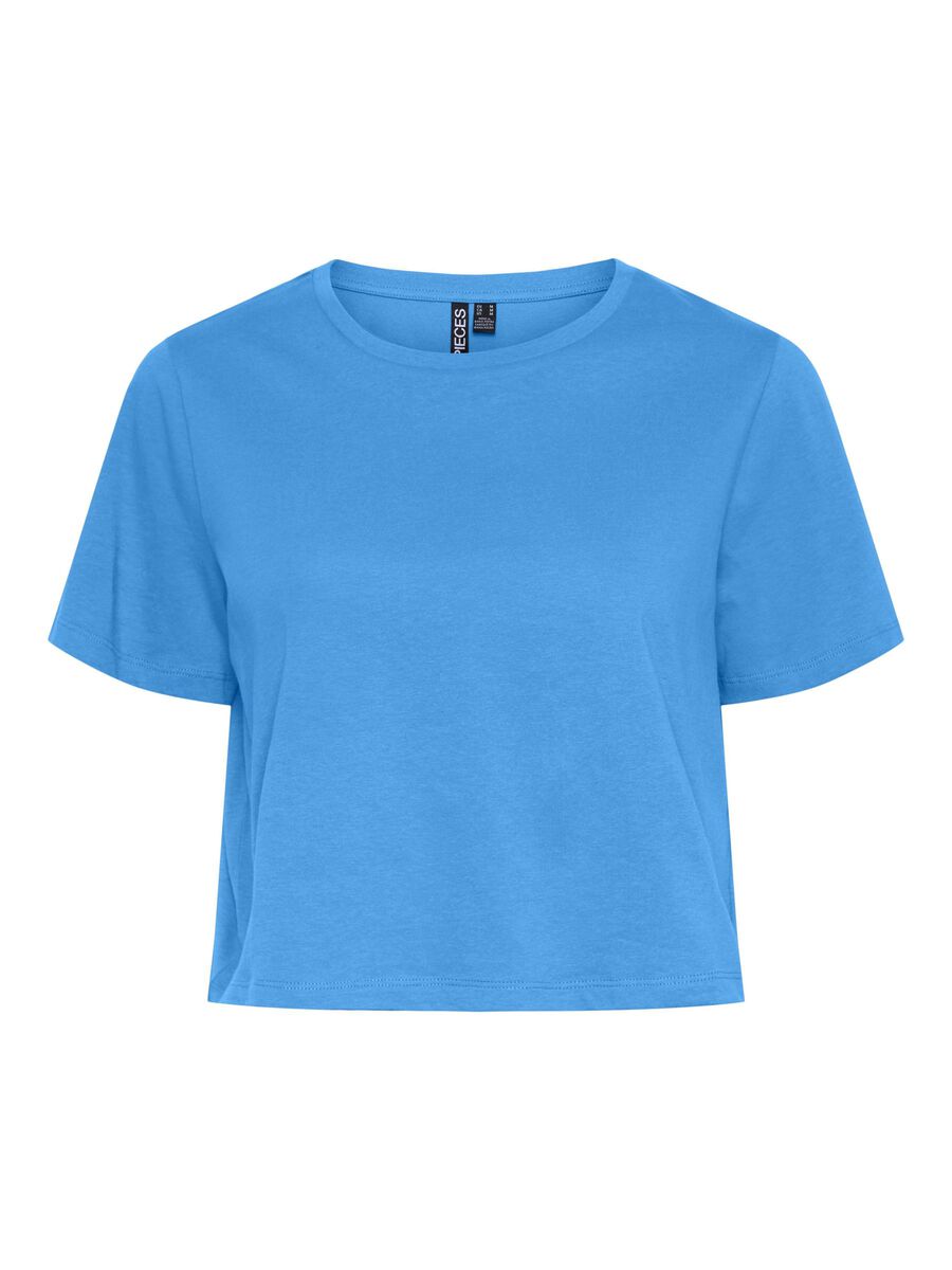 Pcsara Cropped T-shirt - Pieces - Modalova