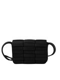 Pieces BRAIDED CROSSBODY BAG, Black, highres - 17113270_Black_001.jpg