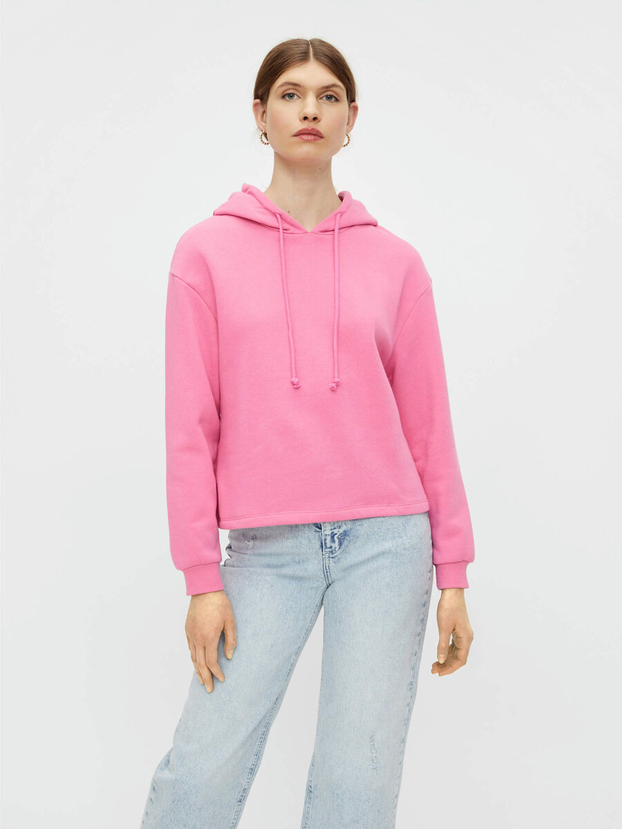 Pieces SUDADERA CON CAPUCHA, Azalea Pink, highres - 17113437_AzaleaPink_003.jpg