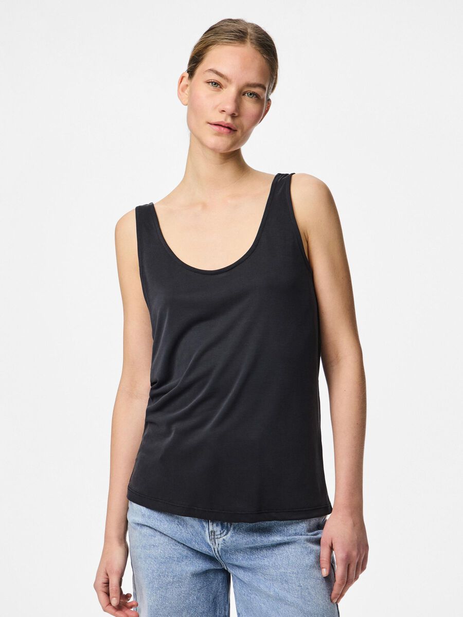 Pieces PCKAMALA TANKTOP, Black, highres - 17100687_Black_003.jpg