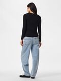 Product image thumbnail - PCMARIA  LONG SLEEVED BLOUSE, Black | 2