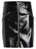 Pieces LACQUER SKIRT, Black, highres - 17084985_Black_001.jpg