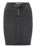 Pieces COUPE SKINNY JUPE EN JEAN, Black, highres - 17110679_Black_001.jpg