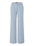 Pieces PCBILLO MW STRIPED WIDE FIT JEANS, Light Blue Denim, highres - 17157738_LightBlueDenim_1207595_001.jpg