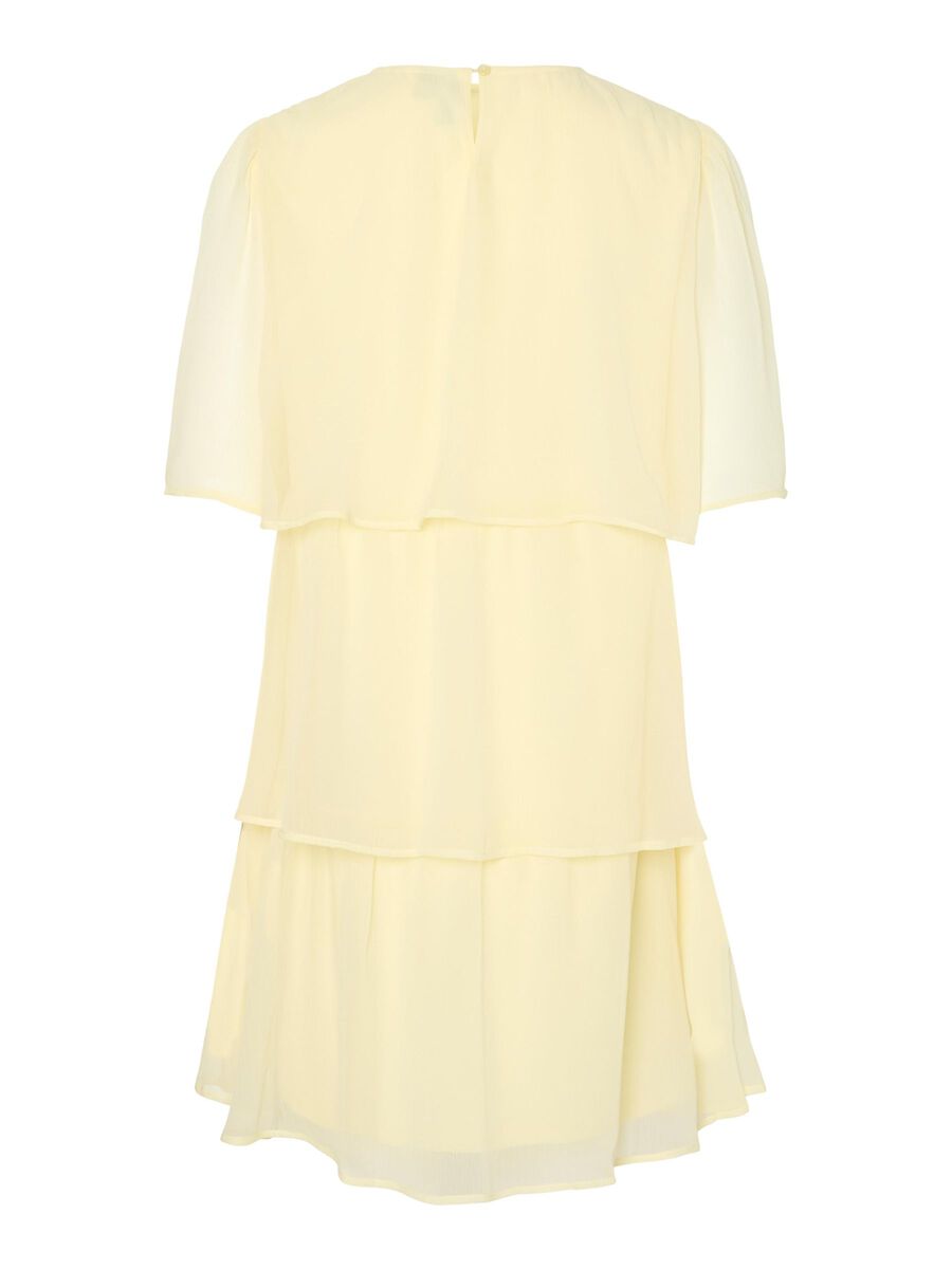Pieces PCCLARA MINI DRESS, Pale Banana, highres - 17161330_PaleBanana_002.jpg