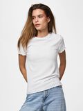 Product image thumbnail - PCNICCA RIBBED T-SHIRT, Bright White | 1