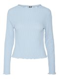 Pieces PCJOSAFINA LONG SLEEVED TOP, Blue Bell, highres - 17152443_BlueBell_001.jpg