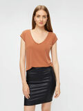 Pieces T-SHIRT, Mocha Bisque, highres - 17095260_MochaBisque_003.jpg