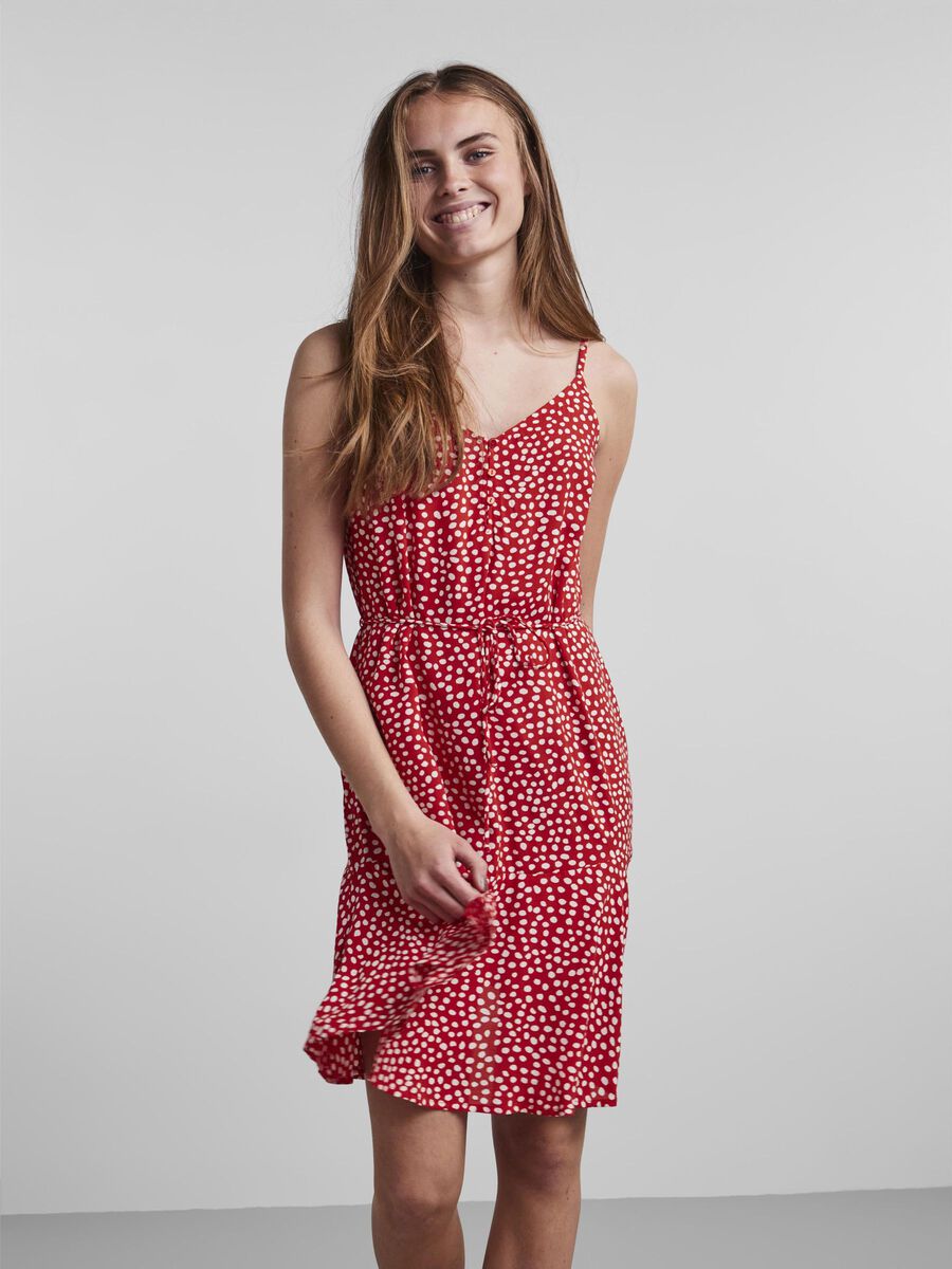 Pieces PCNYA STROP KJOLE, Poppy Red, highres - 17111424_PoppyRed_938985_003.jpg