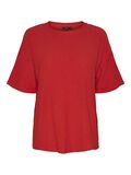 Pieces PCLUNA T-SHIRT IN OVERSIZE, Poinciana, highres - 17138280_Poinciana_001.jpg