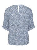 Pieces TOP Z KRÓTKIMI RĘKAWAMI, Faded Denim, highres - 17147616_FadedDenim_1091562_002.jpg