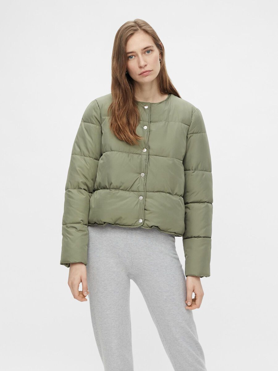 Pieces PCFAN PADDED JACKET, Deep Lichen Green, highres - 17115171_DeepLichenGreen_003.jpg