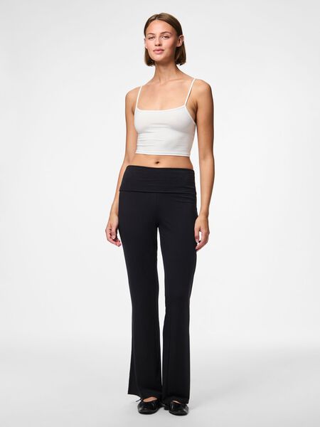 Pieces PCMALIVA FLARED TROUSERS, Black, highres - 17161847_Black_005.jpg