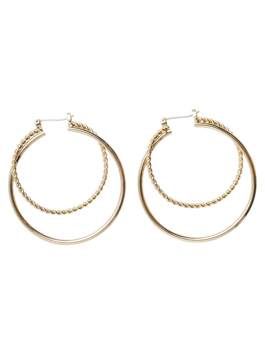 Pieces HOOP ØRERINGER, Gold Colour, highres - 17092265_GoldColour_001.jpg