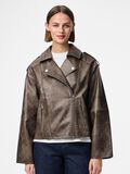 Pieces PCSADIE FAUX LEATHER JACKET, Chicory Coffee, highres - 17155328_ChicoryCoffee_1217842_003.jpg