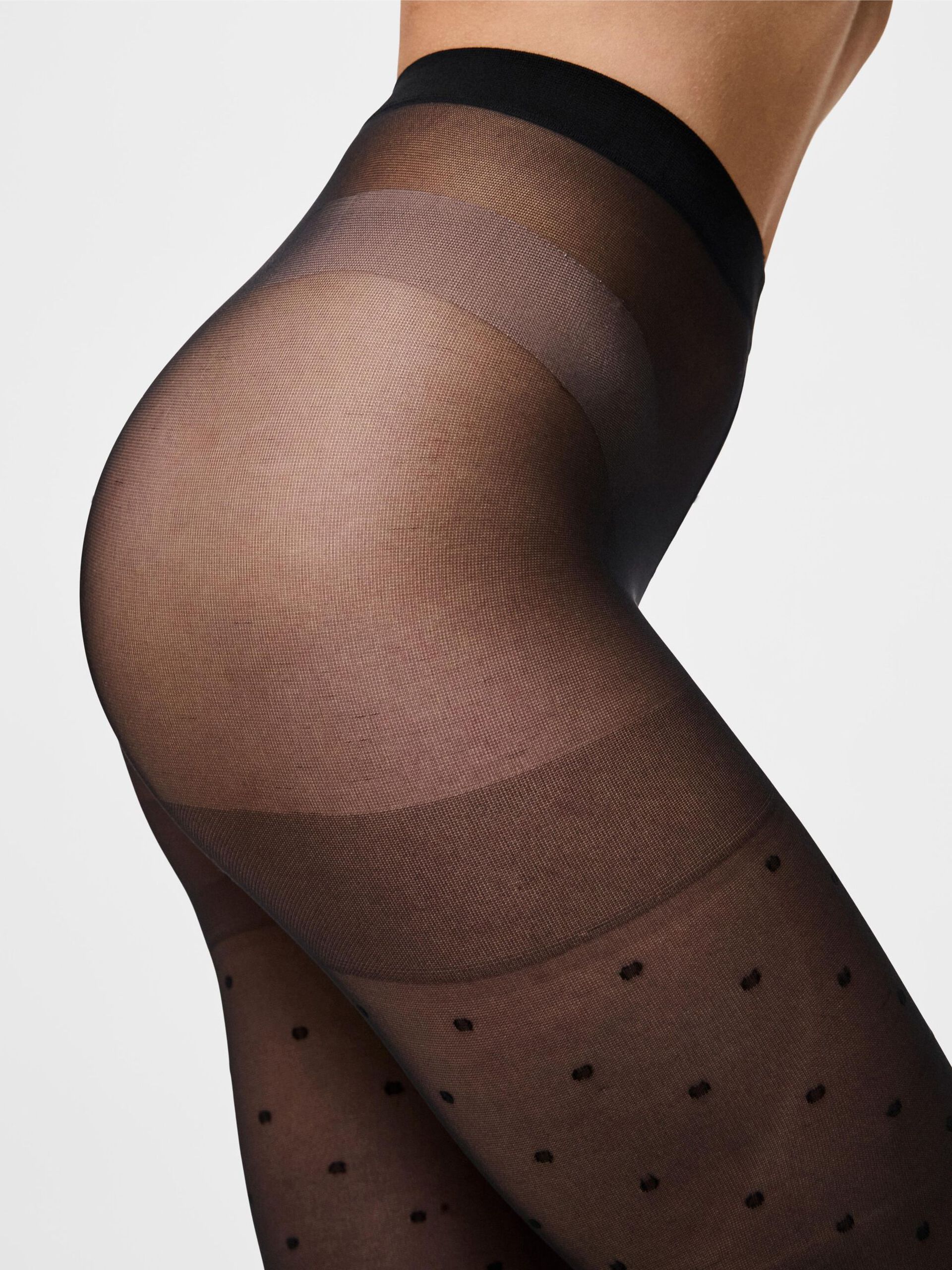 Carousel image - PCNEW NIKOLINE 20 DENIER PRICK TIGHTS, Black | 3