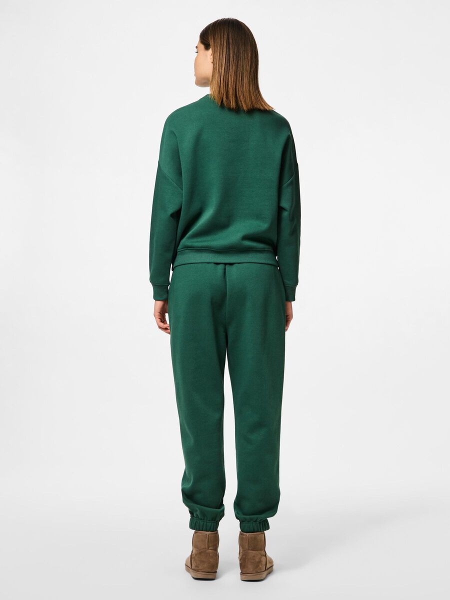 Pieces PCSASIE SWEATSHIRT, Hunter Green, highres - 17156647_HunterGreen_1220291_004.jpg