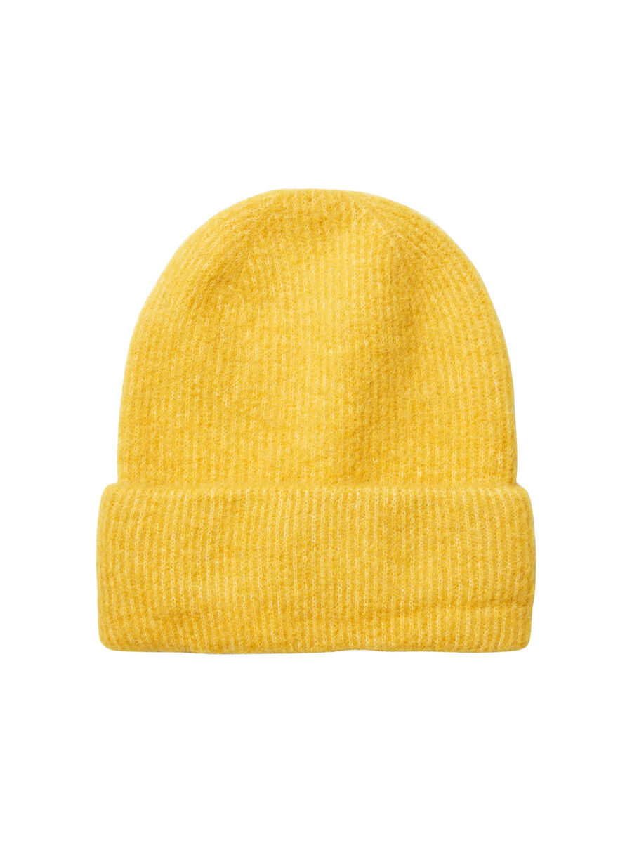 Pieces WOOL BEANIE, Nugget Gold, highres - 17083180_NuggetGold_001.jpg