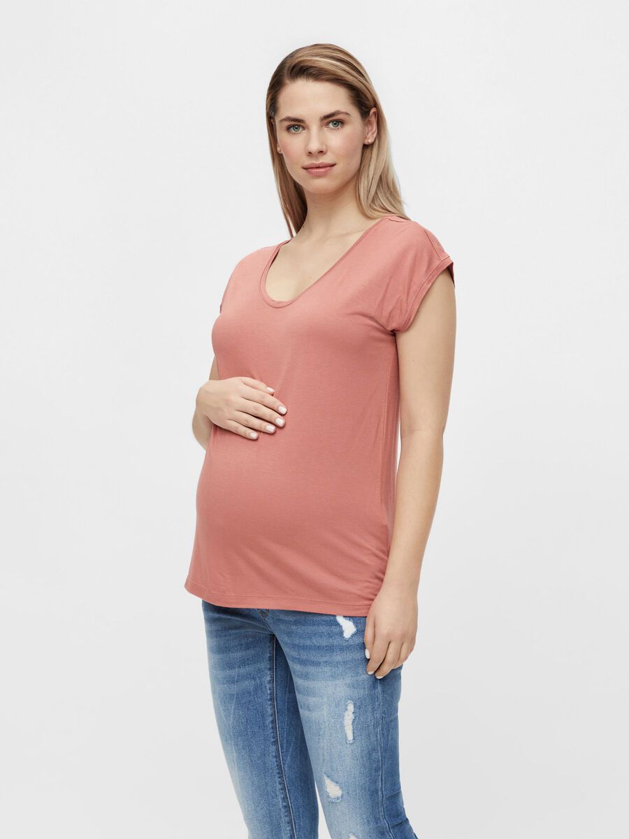 Mama.licious MATERNITY-T-SHIRT  T-SHIRT, Canyon Rose, highres - 20011862_CanyonRose_003.jpg