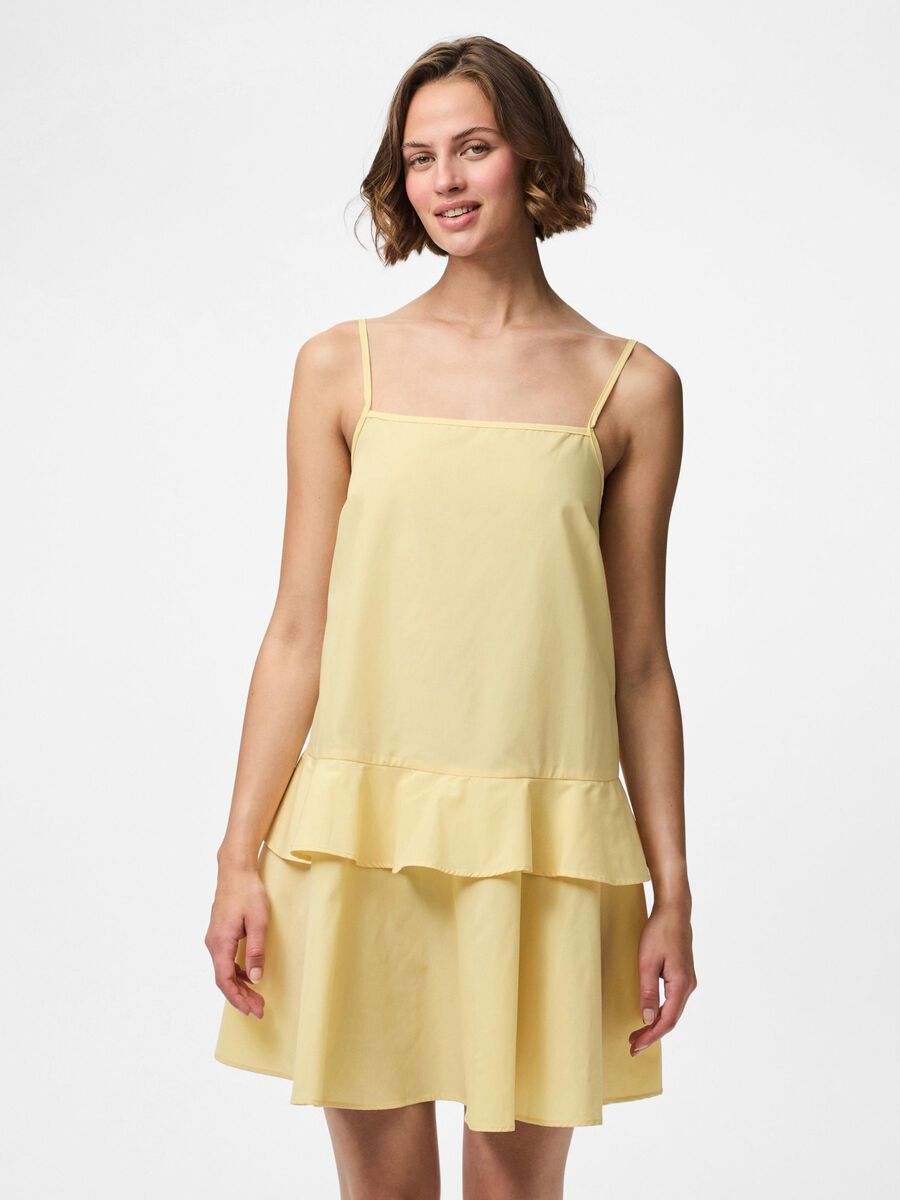 Pieces PCFARRY MINI DRESS, Mellow Yellow, highres - 17164029_MellowYellow_003.jpg