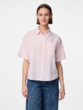 Pieces PCEMMA 2/4 SHORT SLEEVED SHIRT, Prism Pink, highres - 17152065_PrismPink_1137402_003.jpg
