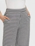 Pieces CHECKED TROUSERS, Bright White, highres - 17116989_BrightWhite_883367_006.jpg