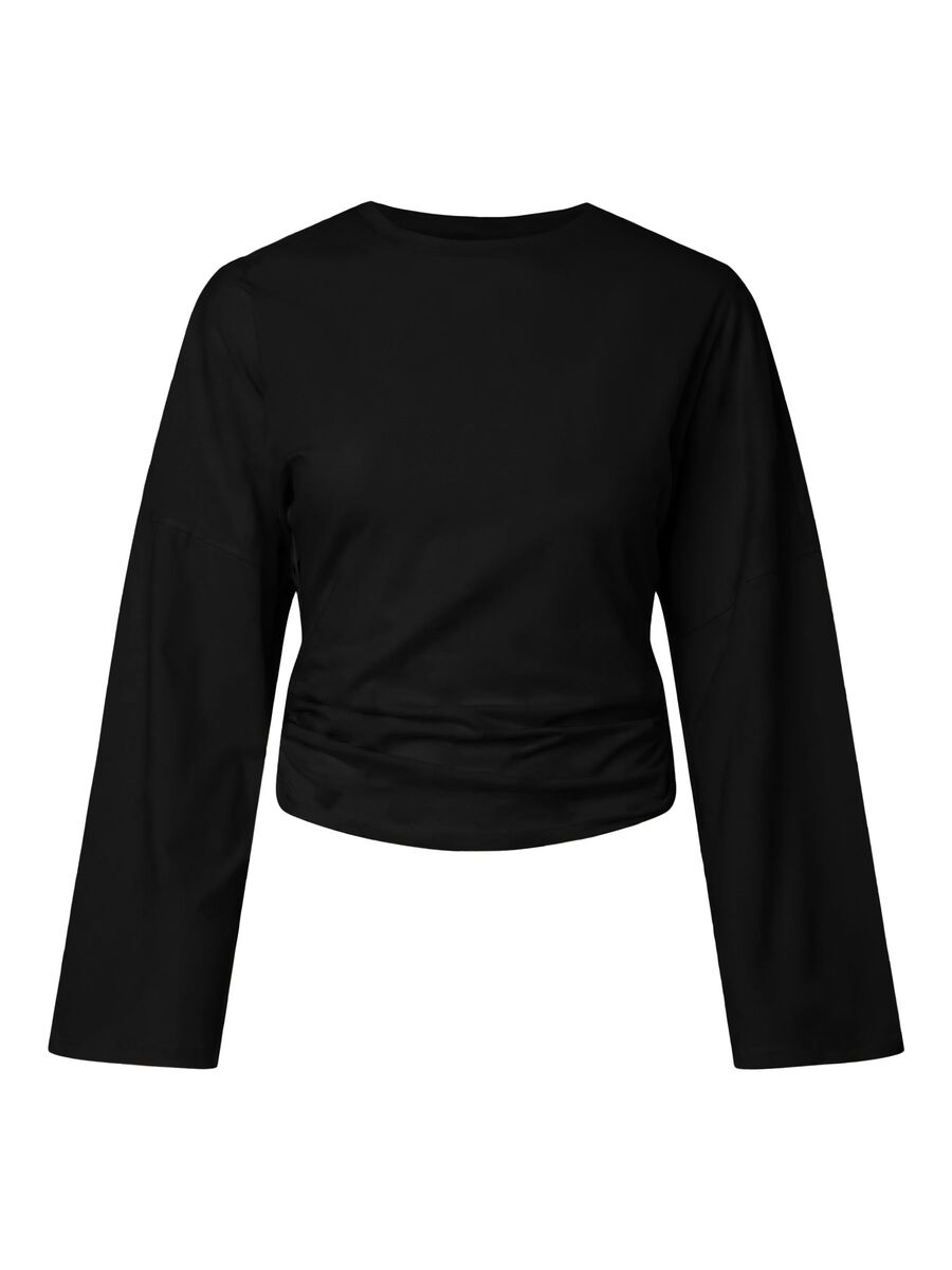 Product carousel image - PCALLI OBERTEIL MIT LANGEN ÄRMELN, Black | 1