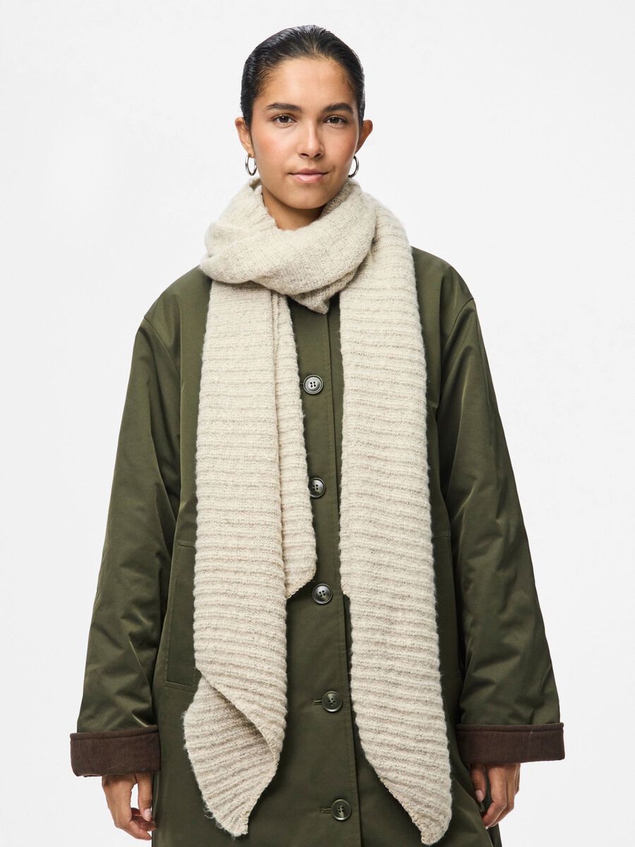 Carousel image - PCPYRON SCARF, Whitecap Gray | 2