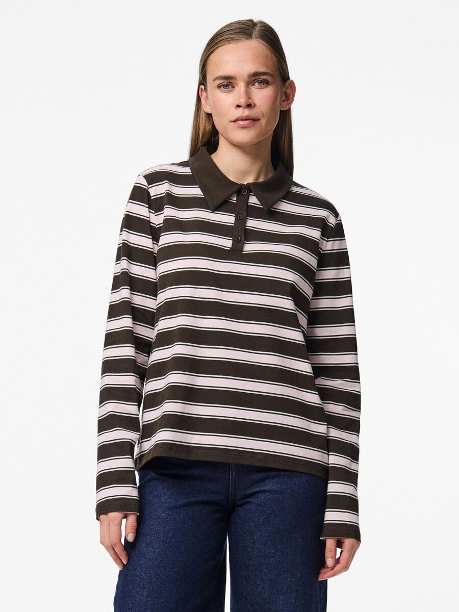 Pieces PCFRANKIE POLO SHIRT, Delicioso, highres - 17161876_Delicioso_1229119_003.jpg