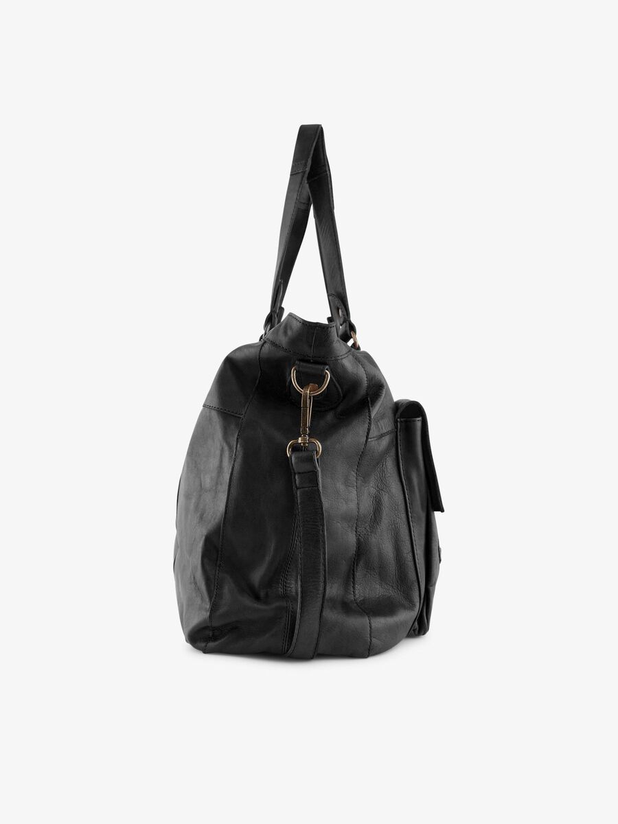 Pieces LEDER REISE TASCHE, Black, highres - 17055349_Black_004.jpg