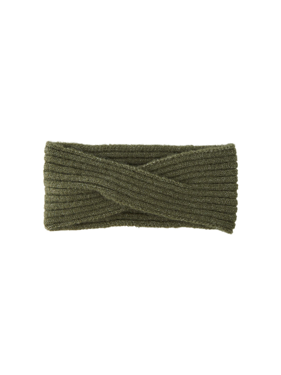 Carousel image - PCJESLIN EAR WARMERS, Deep Lichen Green | 1