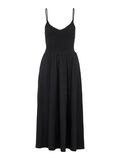 Pieces SMOCKÉ ROBE MI-LONGUE, Black, highres - 17113933_Black_001.jpg