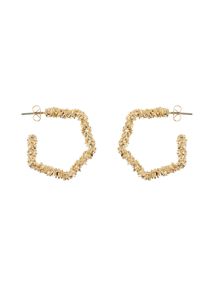 Pieces PCDAYANA EARRINGS, Gold Colour, highres - 17109552_GoldColour_001.jpg