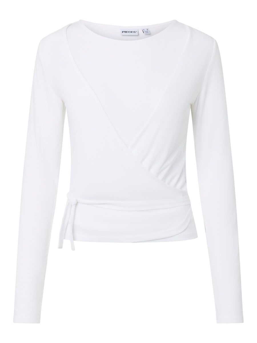 Carousel image 5 PCJULIANE ROYA 2-IN-1 OBERTEIL MIT LANGEN &Auml;RMELN, Bright White