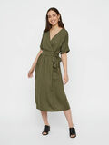 Pieces SHORT SLEEVED MIDI DRESS, Grape Leaf, highres - 17097636_GrapeLeaf_003.jpg