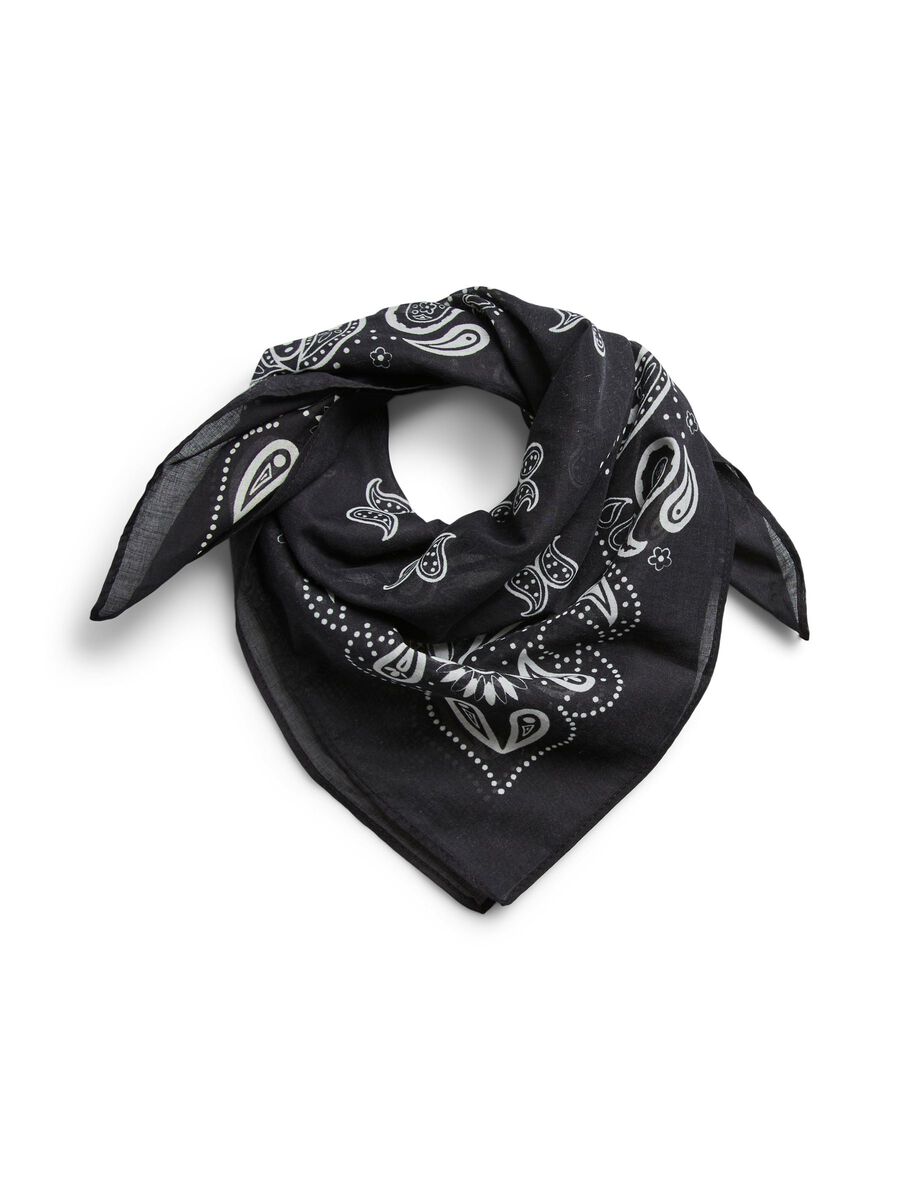 Product carousel image 1 PCKAMILLA SQUARE SCARF, Black