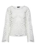 Pieces PCLYKKE LONG SLEEVED TOP, Bright White, highres - 17152547_BrightWhite_001.jpg