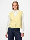 Product image thumbnail - PCSILLY  KNITTED VEST, French Vanilla | 1